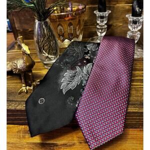 Bundle Vintage Italian Made Silk And Halston Mad Mad Men Power Ties Daddy Dom